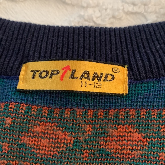 VINTAGE 70’s TOP LAND WOOL BLEND SWEATER - Picture 5 of 8